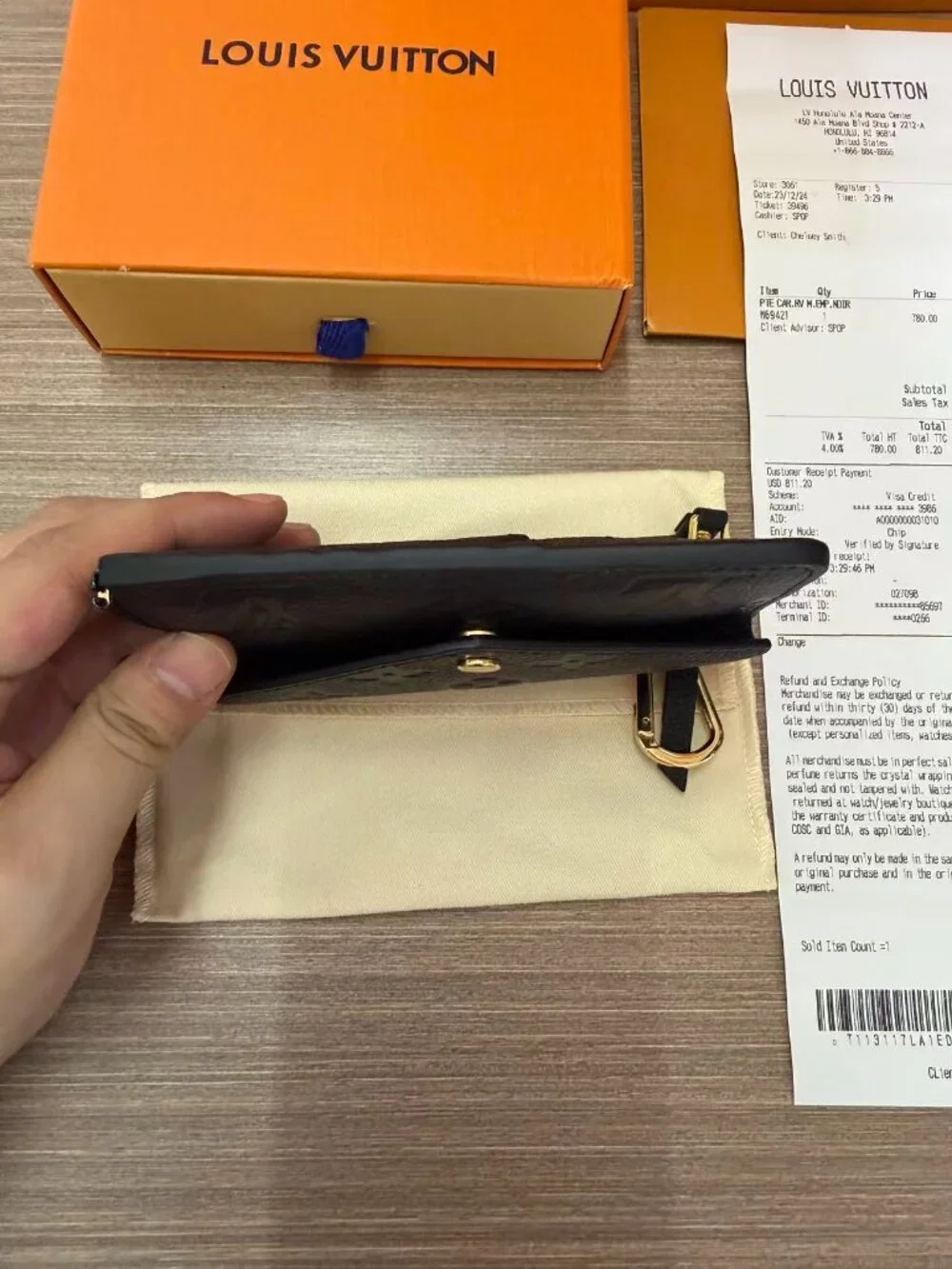 Louis Vuitton Card Holder Recto Verso